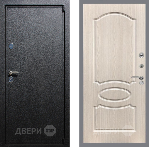 Входная металлическая Дверь Рекс (REX) 3 FL-128 Беленый дуб в Подольск