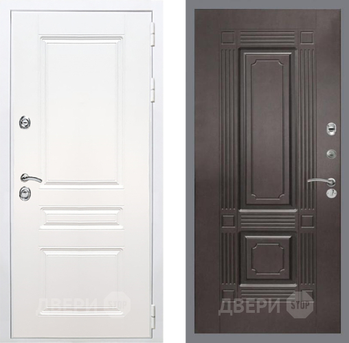 Входная металлическая Дверь Рекс (REX) Премиум-н Силк Сноу FL-2 Венге в Подольск