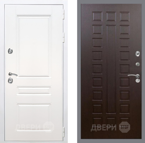 Дверь Рекс (REX) Премиум-н Силк Сноу FL-183 Венге в Подольск