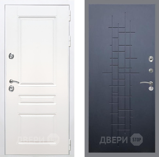 Дверь Рекс (REX) Премиум-н Силк Сноу FL-289 Ясень черный в Подольск