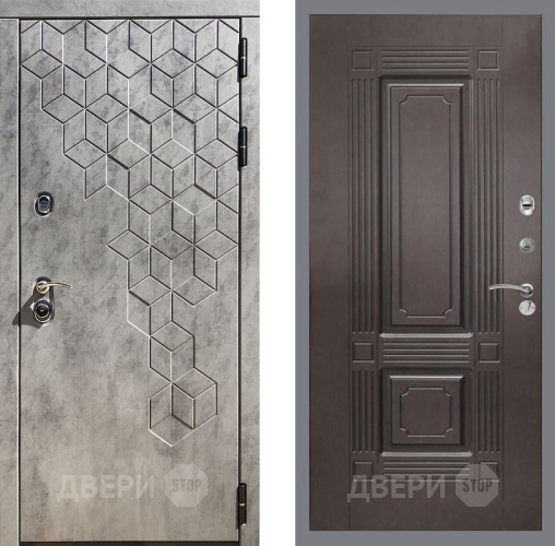 Входная металлическая Дверь Рекс (REX) 23 FL-2 Венге в Подольск