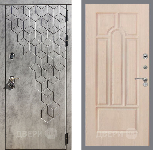 Входная металлическая Дверь Рекс (REX) 23 FL-58 Беленый дуб в Подольск
