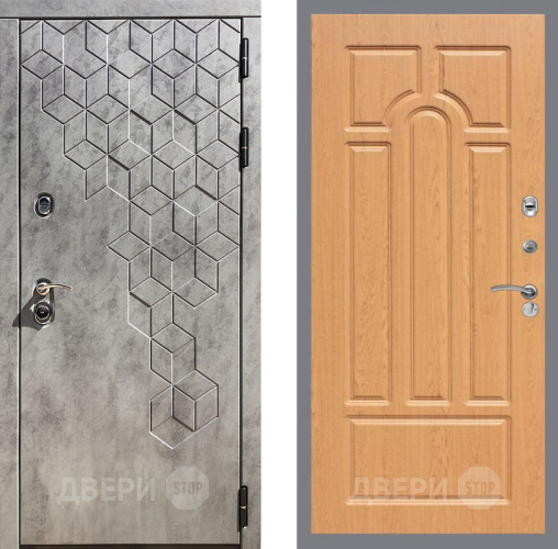 Входная металлическая Дверь Рекс (REX) 23 FL-58 Дуб в Подольск