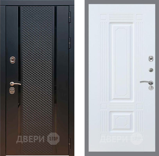 Входная металлическая Дверь Рекс (REX) 25 FL-2 Силк Сноу в Подольск