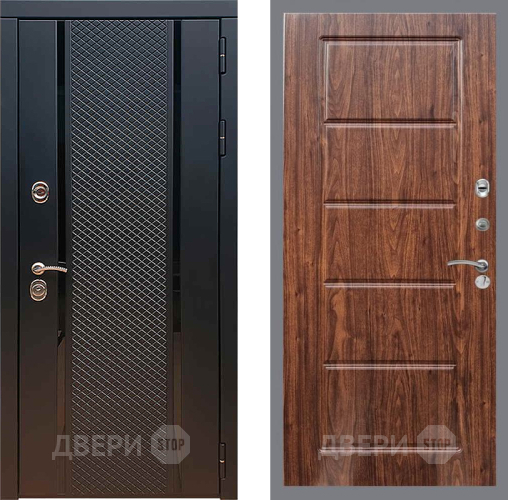 Входная металлическая Дверь Рекс (REX) 25 FL-39 орех тисненый в Подольск