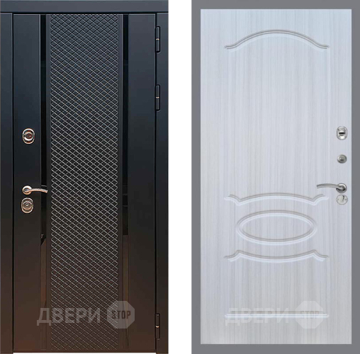 Входная металлическая Дверь Рекс (REX) 25 FL-128 Сандал белый в Подольск