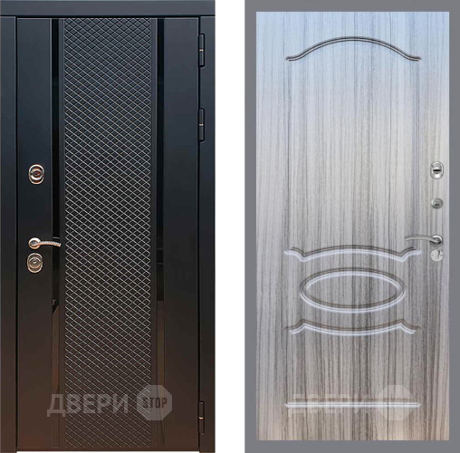 Входная металлическая Дверь Рекс (REX) 25 FL-128 Сандал грей в Подольск