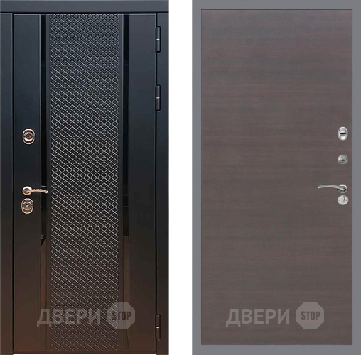 Входная металлическая Дверь Рекс (REX) 25 GL венге поперечный в Подольск