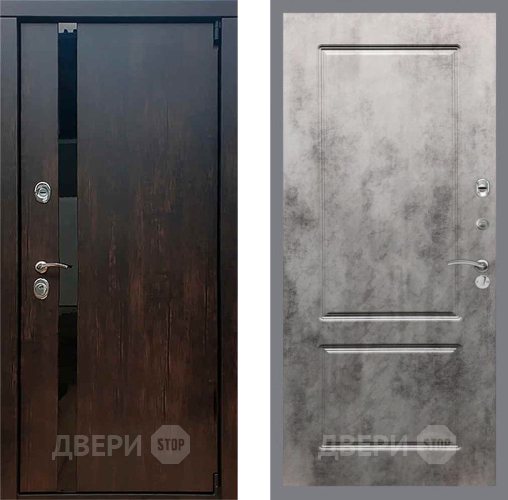 Входная металлическая Дверь Рекс (REX) 26 FL-117 Бетон темный в Подольск