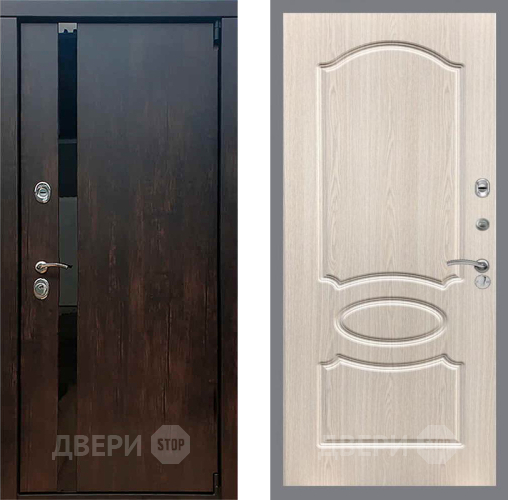 Входная металлическая Дверь Рекс (REX) 26 FL-128 Беленый дуб в Подольск