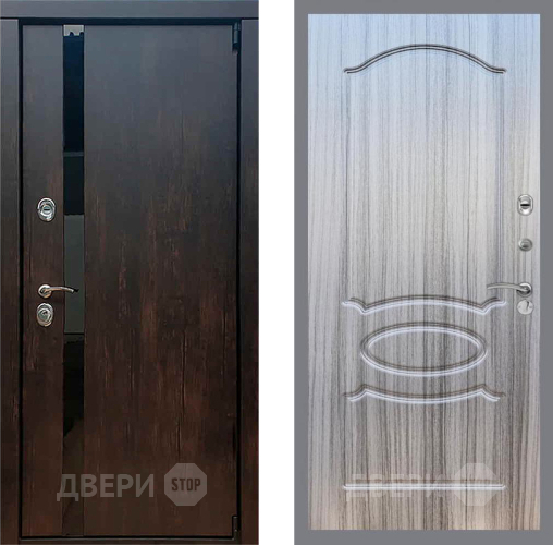 Входная металлическая Дверь Рекс (REX) 26 FL-128 Сандал грей в Подольск