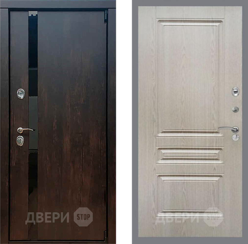 Входная металлическая Дверь Рекс (REX) 26 FL-243 Беленый дуб в Подольск