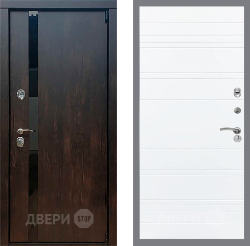 Дверь Рекс (REX) 26 Line Силк Сноу в Подольск