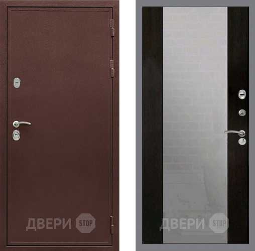 Дверь Рекс (REX) 5 металл 3 мм СБ-16 Зеркало Венге в Подольск