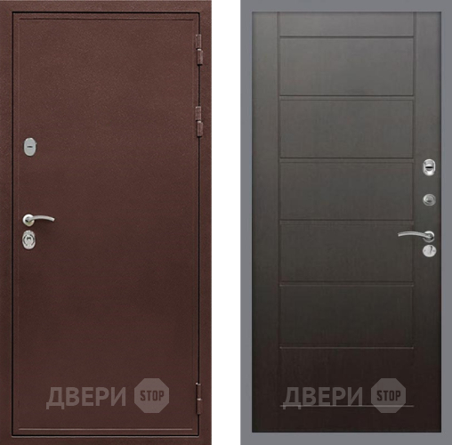Дверь Рекс (REX) 5 металл 3 мм Сити Венге в Подольск