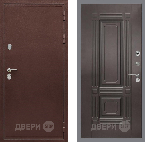 Входная металлическая Дверь Рекс (REX) 5 металл 3 мм FL-2 Венге в Подольск