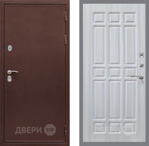 Входная металлическая Дверь Рекс (REX) 5 металл 3 мм FL-33 Сандал белый в Подольск