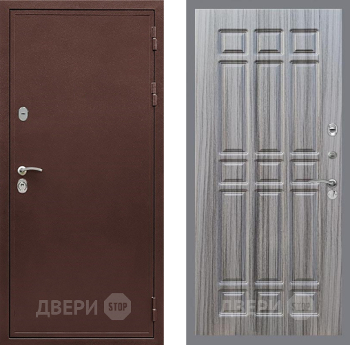 Входная металлическая Дверь Рекс (REX) 5 металл 3 мм FL-33 Сандал грей в Подольск