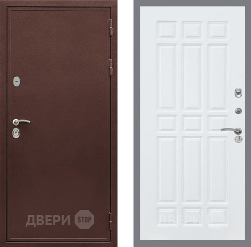 Входная металлическая Дверь Рекс (REX) 5 металл 3 мм FL-33 Силк Сноу в Подольск