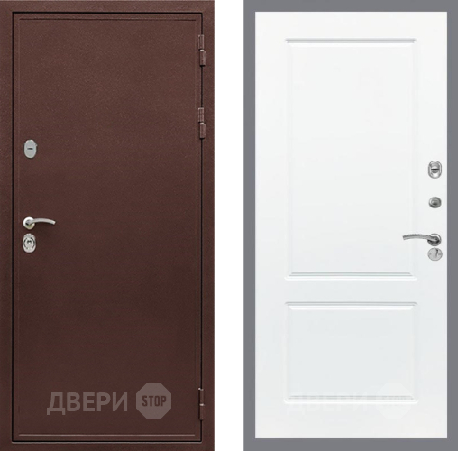 Входная металлическая Дверь Рекс (REX) 5 металл 3 мм FL-117 Силк Сноу в Подольск