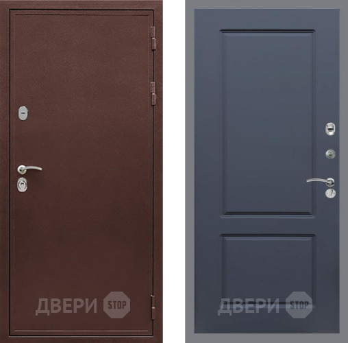 Входная металлическая Дверь Рекс (REX) 5 металл 3 мм FL-117 Силк титан в Подольск