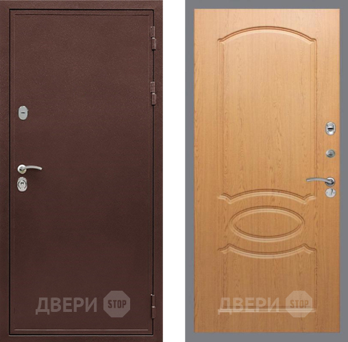 Дверь Рекс (REX) 5 металл 3 мм FL-128 Дуб в Подольск