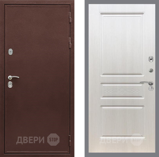 Дверь Рекс (REX) 5 металл 3 мм FL-243 Лиственница беж в Подольск
