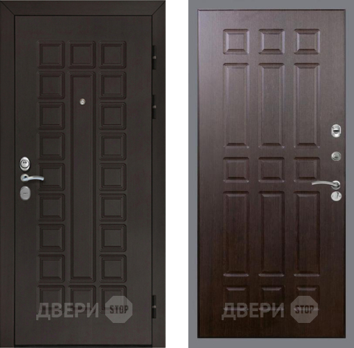 Входная металлическая Дверь Рекс (REX) Сенатор Cisa FL-33 Венге в Подольск