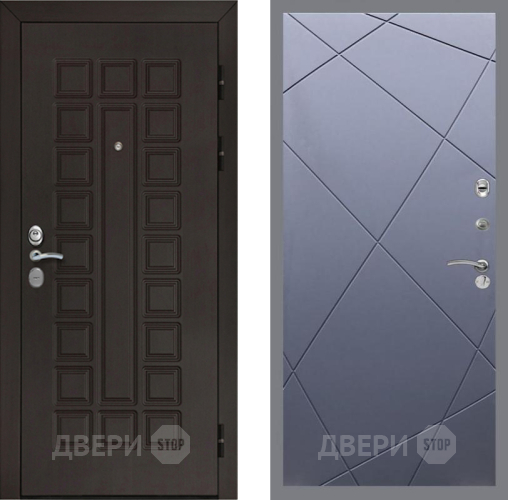 Входная металлическая Дверь Рекс (REX) Сенатор Cisa FL-291 Силк титан в Подольск
