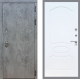 Входная металлическая Дверь Стоп БЕТОН ФЛ-128 Белый ясень в Подольск