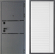 Входная металлическая Дверь Дверной континент Диамант Дизайн ФЛ-757 Белое Стекло Софт милк в Подольск