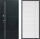 Входная металлическая Дверь Дверной континент Теплолюкс Дизайн ФЛ-757 Белое Стекло Софт милк в Подольск