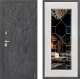 Входная металлическая Дверь Дверной континент ДК-3/713 ФЛ-Тиффани Зеркало Белое дерево в Подольск