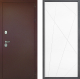 Дверь Дверной континент Рубикон Медь Дизайн ФЛ-655 Белый софт в Подольск