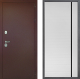 Входная металлическая Дверь Дверной континент Рубикон Медь Дизайн ФЛ-757 Черное Стекло Софт милк в Подольск