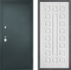 Входная металлическая Дверь Дверной континент Рубикон Серебро Дизайн ФЛ-183 Сандал белый в Подольск