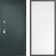 Входная металлическая Дверь Дверной континент Рубикон Серебро Дизайн ФЛ-649 Белый софт в Подольск