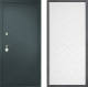 Входная металлическая Дверь Дверной континент Рубикон Серебро Дизайн ФЛ-Тиффани Белый софт в Подольск