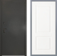 Дверь Заводские двери Эталон 3к антик серебро Доррен Белый софт в Подольск