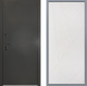 Дверь Заводские двери Эталон 3к антик серебро Флитта Белый софт в Подольск