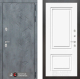 Дверь Лабиринт (LABIRINT) Бетон 26 Белый (RAL-9003) в Подольск