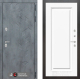 Входная металлическая Дверь Лабиринт (LABIRINT) Бетон 27 Белый (RAL-9003) в Подольск