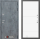 Входная металлическая Дверь Лабиринт (LABIRINT) Бетон 13 Белый софт в Подольск