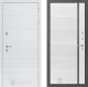 Входная металлическая Дверь Лабиринт (LABIRINT) Трендо 22 Белый софт в Подольск