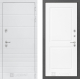 Входная металлическая Дверь Лабиринт (LABIRINT) Трендо 11 Белый софт в Подольск