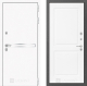 Входная металлическая Дверь Лабиринт (LABIRINT) Лайн White 11 Белый софт в Подольск