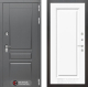 Входная металлическая Дверь Лабиринт (LABIRINT) Платинум 27 Белый (RAL-9003) в Подольск