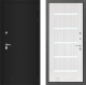 Входная металлическая Дверь Лабиринт (LABIRINT) Classic шагрень черная 01 Сандал белый в Подольск