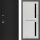 Входная металлическая Дверь Лабиринт (LABIRINT) Classic шагрень черная 02 Сандал белый в Подольск