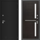 Входная металлическая Дверь Лабиринт (LABIRINT) Classic шагрень черная 02 Венге в Подольск